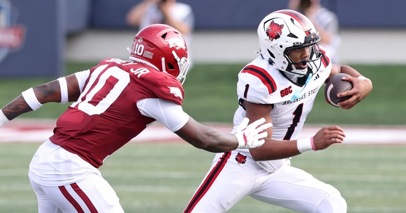 NCAA Football: Arkansas State at Arkansas