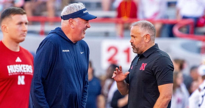 Matt Rhule Nebraska Akron 2025