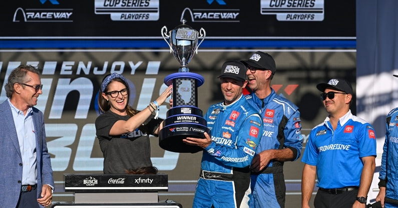 Denny Hamlin NASCAR win Gateway