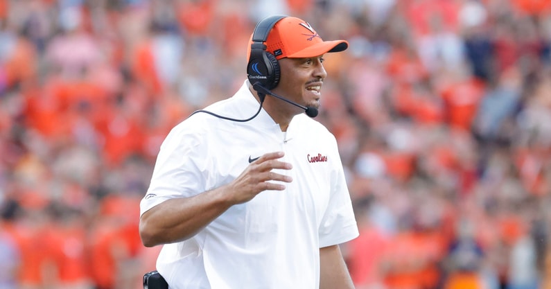 UVa coach Tony Elliott