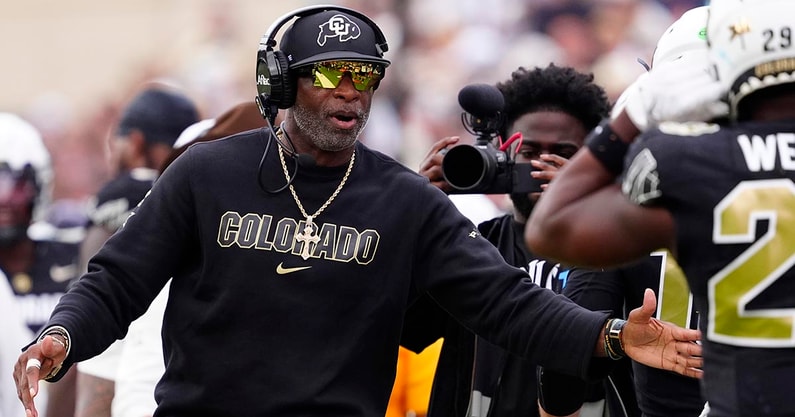 Colorado HC Deion Sanders vs. Delaware