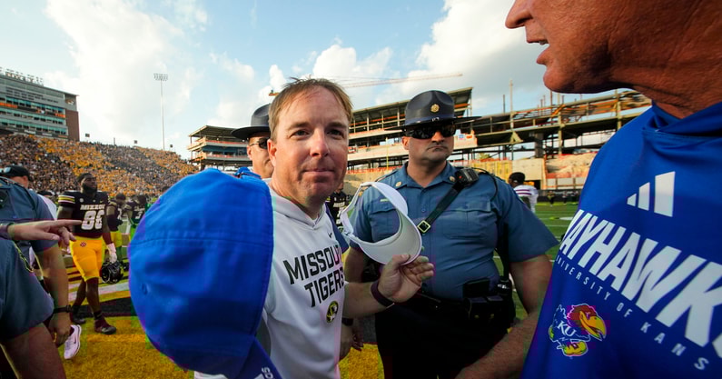 NCAA Football: Kansas at Missouri
