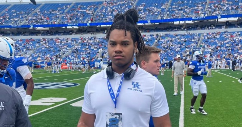 Zai'Vion Meads during his Kentucky visit (Photo: @Ziggy41_ on X)