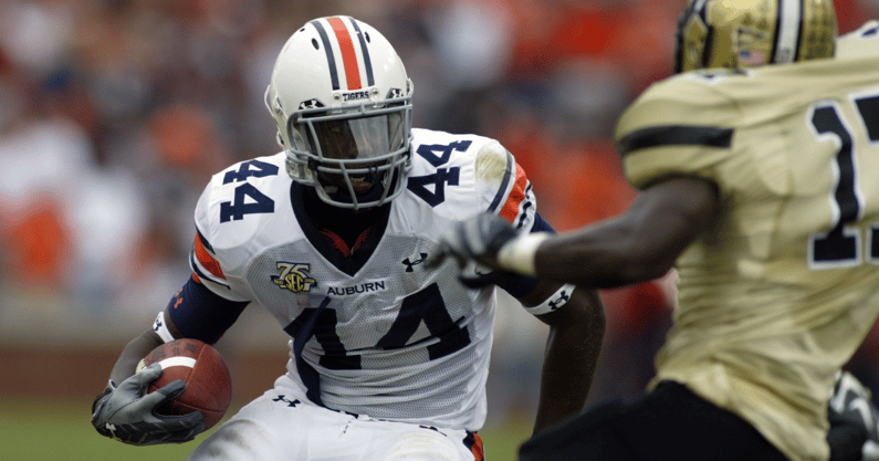 Ben Tate during the 2007 home game against Vanderbilt. (Photo by USA Today)