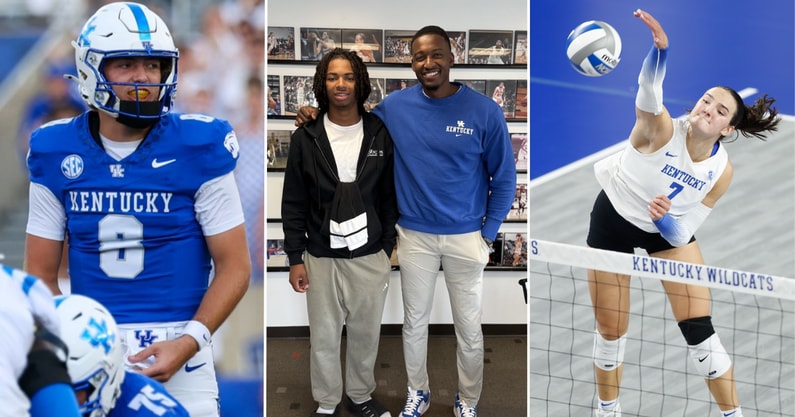 Photos via Kentucky Sports Radio and UK Athletics
