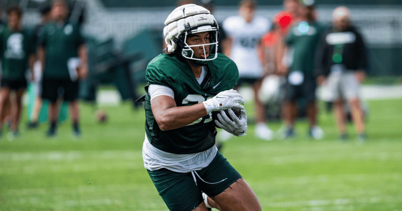 Michigan State tight end Jayden Savoury (photo courtesy of Jayden Savoury/Michigan State football via Twitter).