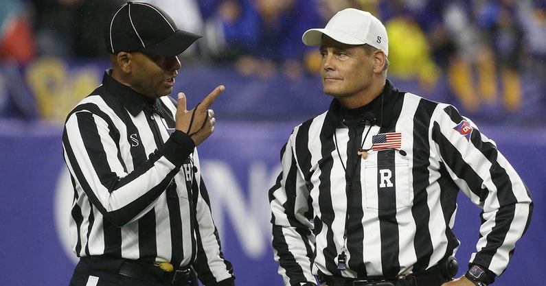 ACC referees Brian Perry and Gary Patterson