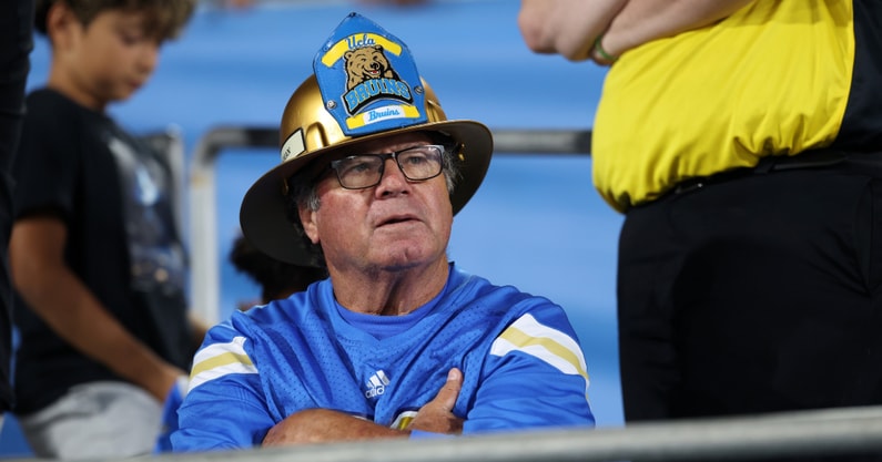 Upset UCLA fan