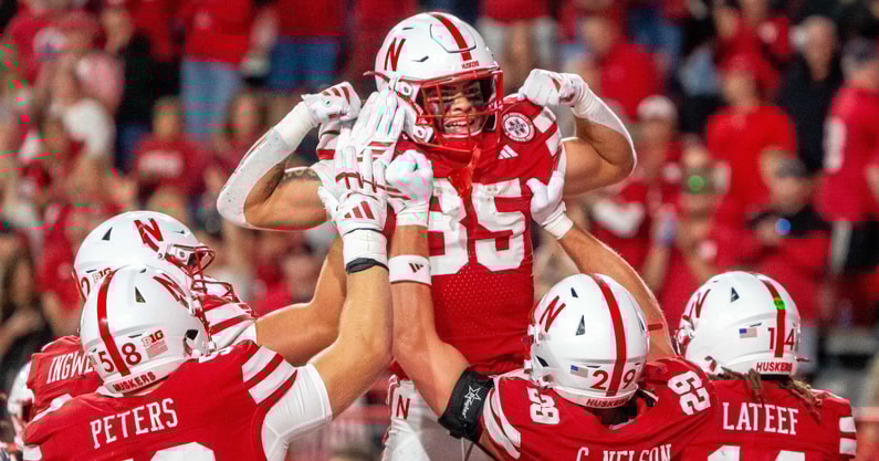 Nebraska football RB Mekhi Nelson scored his first career touchdown during the Huskers' 68-0 win over Akron