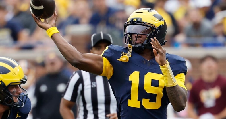 NCAA Football: Central Michigan at Michigan