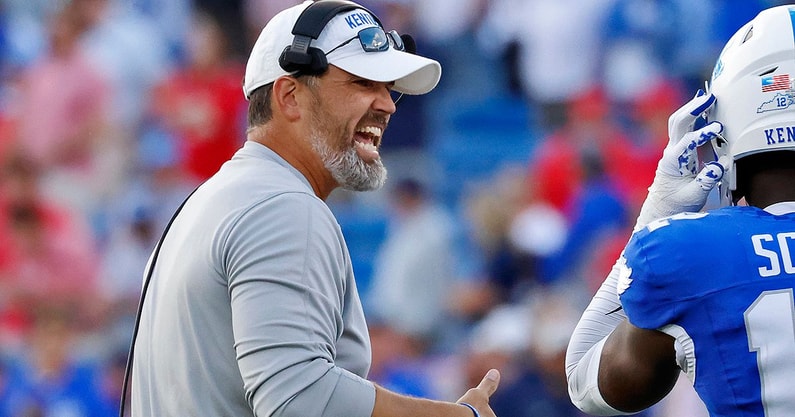 Kentucky defensive coordinator Brad White, via Jeff Drummond, Cats Illustrated