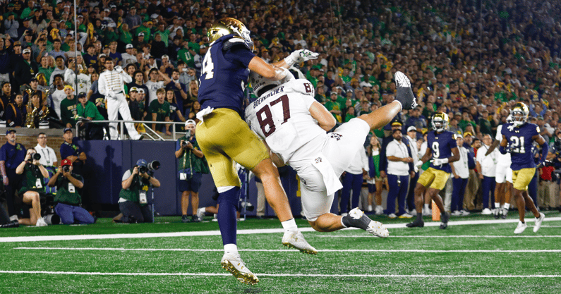 a&m game winning TD