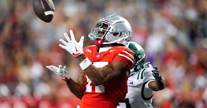 Carnell Tate by © Samantha Madar/Columbus Dispatch / USA TODAY NETWORK via Imagn Images