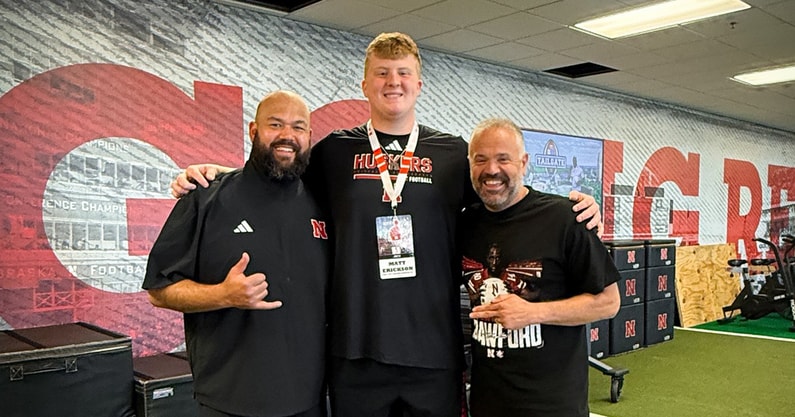 2027 OT Matt Erickson commits to Nebraska while on visit