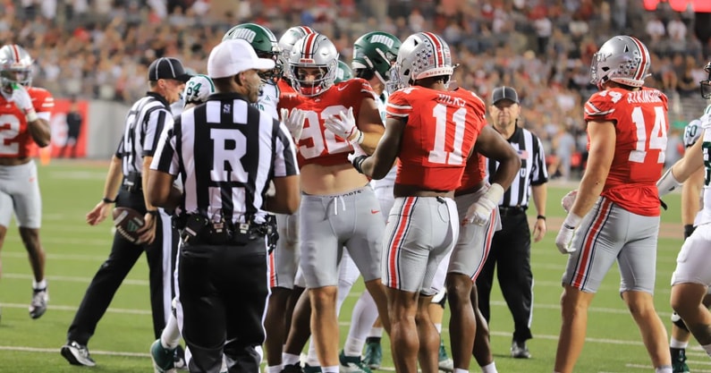 Caden Curry by Mick Walker -- Lettermen Row --