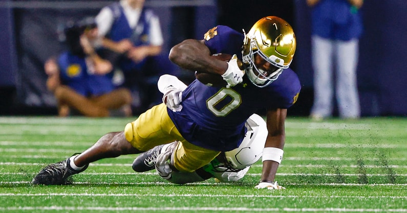 Notre Dame WR Malachi Fields Texas A&M