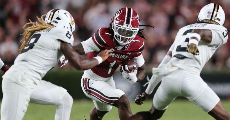 south carolina gamecocks running back rahsul faison