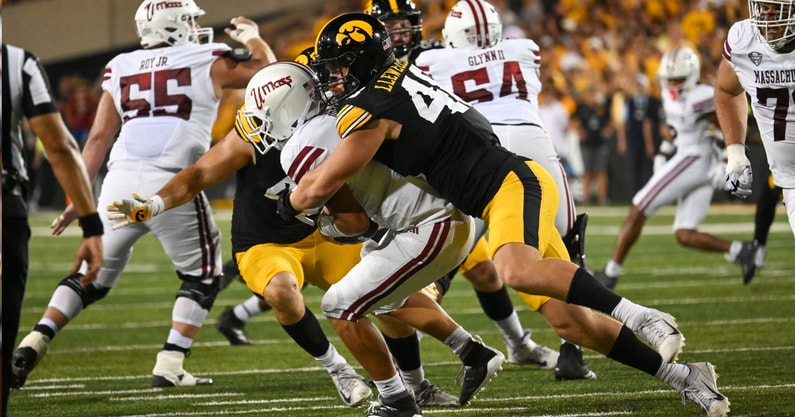 The Hawkeyes handled UMass 47-7 on Saturday. (Photo by Dennis Scheidt)