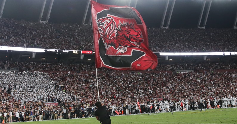 South Carolina Gamecocks flag (C.J. Driggers | GamecockCentral.com)