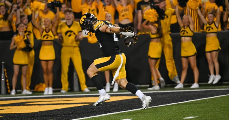 The Hawkeyes defeated UMass 47-7 on Saturday night. (Photo by Dennis Scheidt)
