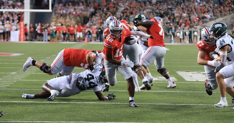 CJ Donaldson by Mick Walker -- Lettermen Row --