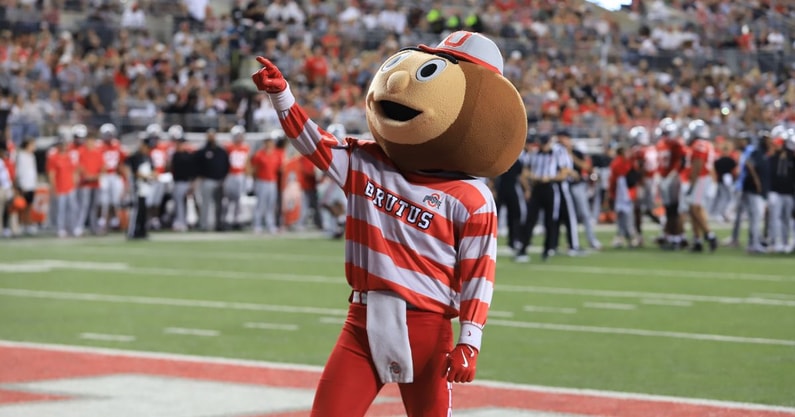Brutus Buckeye by Mick Walker -- Lettermen Row --
