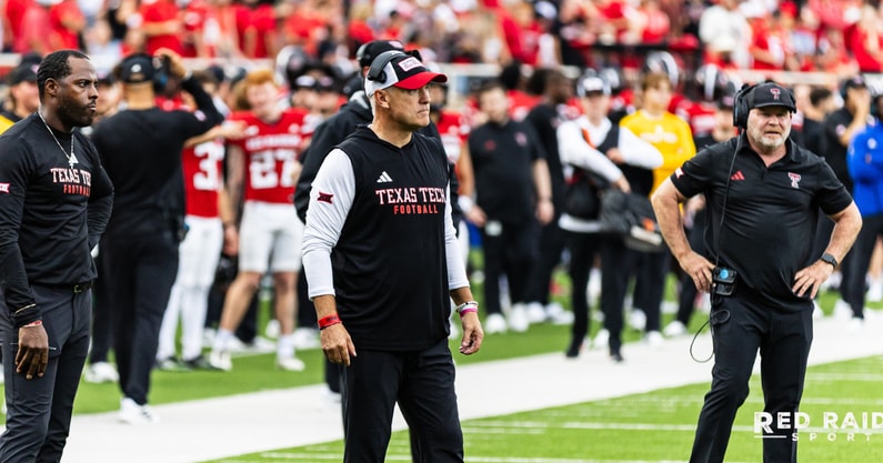 Texas Tech head coach Joey McGuire (Photo by Pat Cockrell/RedRaiderSports.com)