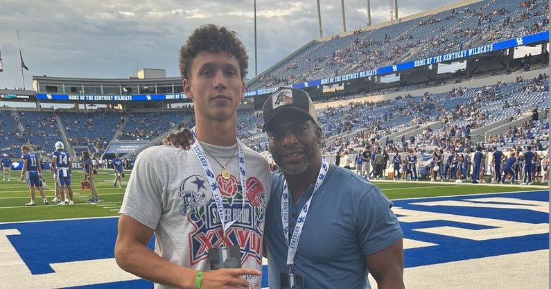 Brooks Johnston on his Kentucky visit (Photo provided by Brooks Johnston)