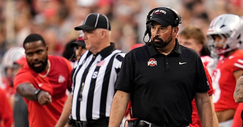 Ryan Day by © Adam Cairns/Columbus Dispatch / USA TODAY NETWORK via Imagn Images