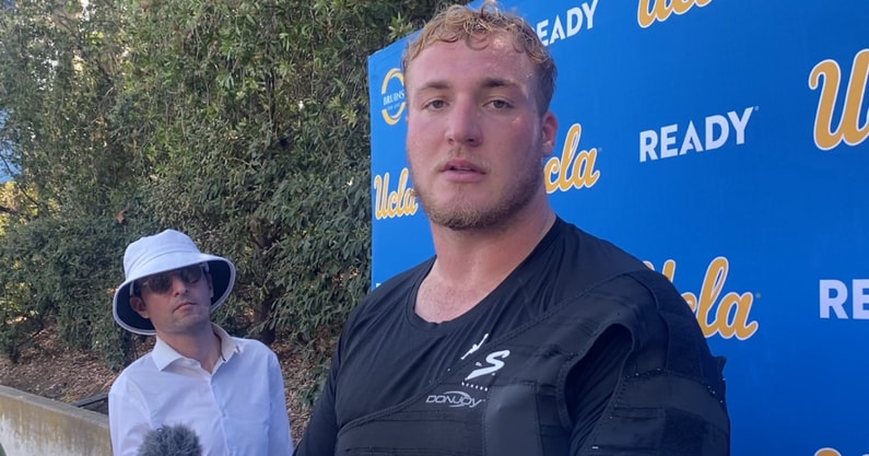 UCLA offensive lineman Garrett DiGiorgio