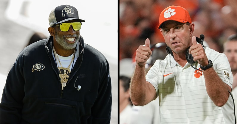 Deion Sanders on Dabo Swinney