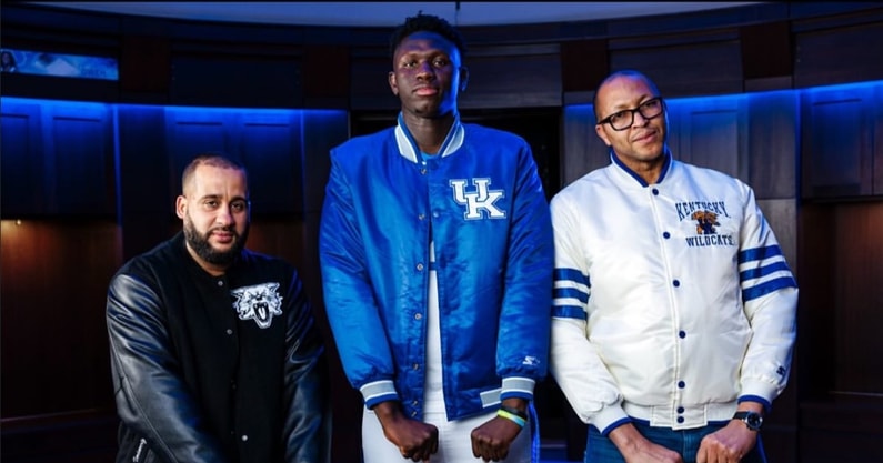Arafan Diane on his Kentucky official visit (Photo: UK Athletics)