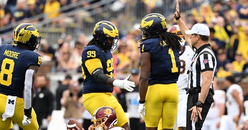 Derrick Moore, Trey Pierce and Jaishawn Barham