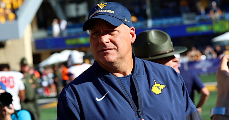 West Virginia head football coach Rich Rodriguez