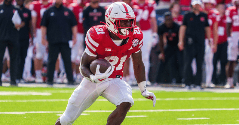 Nebraska football RB Emmett Johnson vs. Michigan