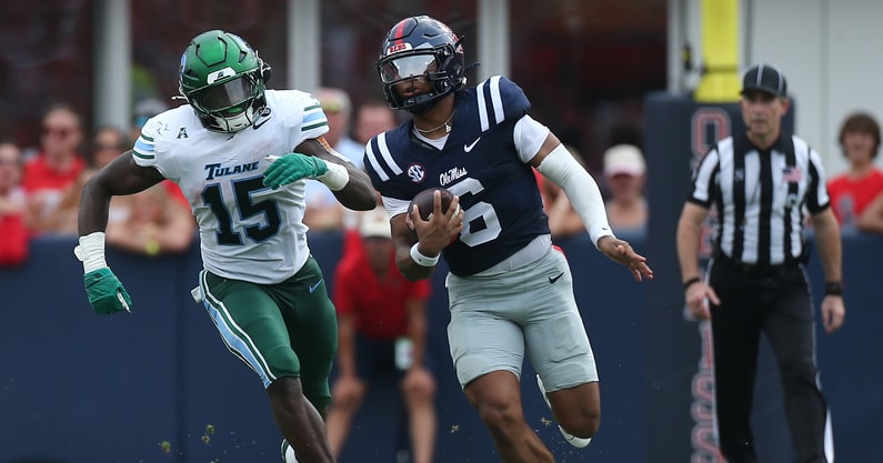 NCAA Football: Tulane at Mississippi