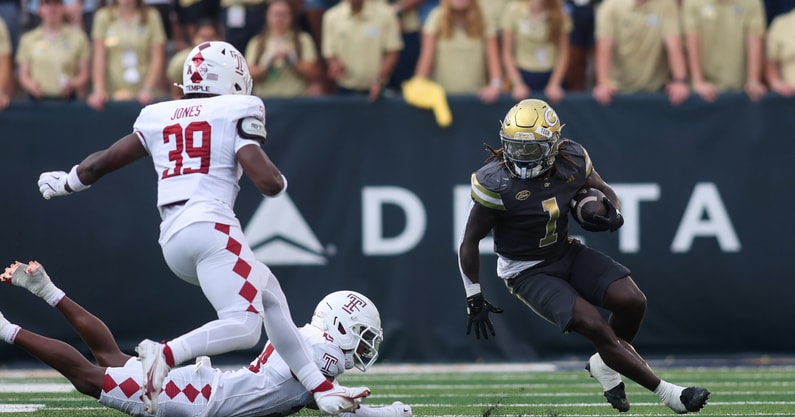 NCAA Football: Temple at Georgia Tech