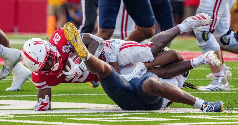 Nebraska football RB Emmett Johnson vs. Michigan