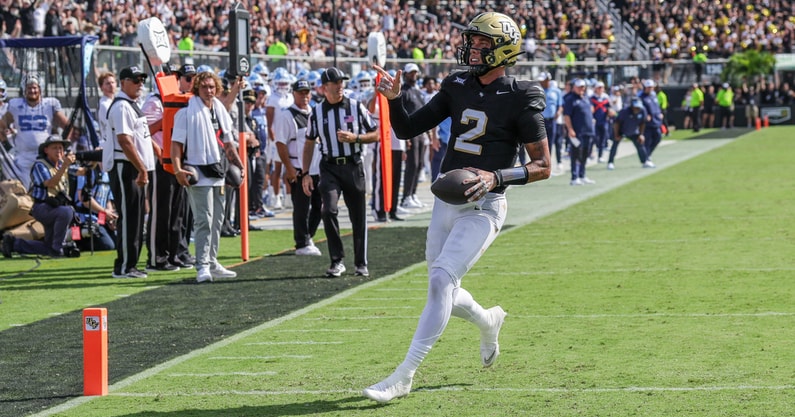 NCAA Football: North Carolina at Central Florida