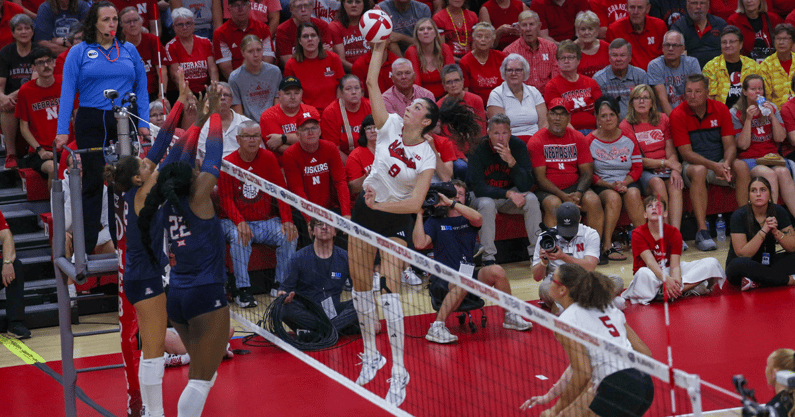 Nebraska volleyball Virginia Adriano