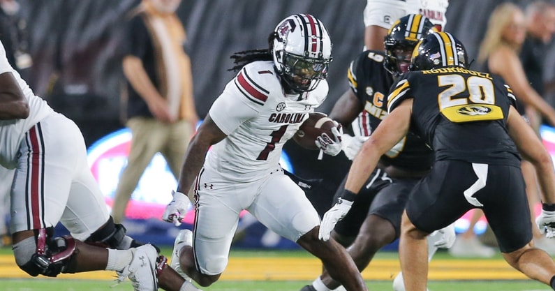 South Carolina running back Rahsul Faison against Missouri. Photo by: CJ Driggers | GamecockCentral