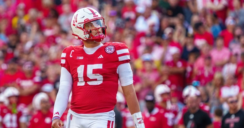 Dylan Raiola Nebraska football 2025 Michigan