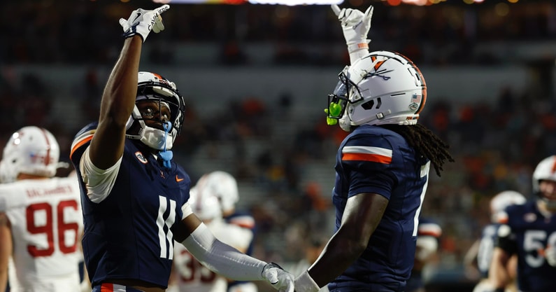 UVa WRs Trell Harris and Jahmal Edrine