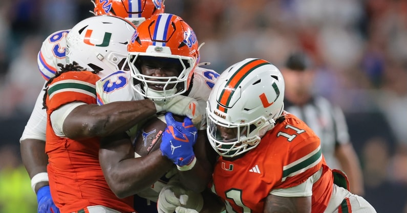 NCAA Football: Florida at Miami
