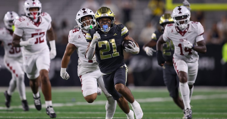 NCAA Football: Temple at Georgia Tech