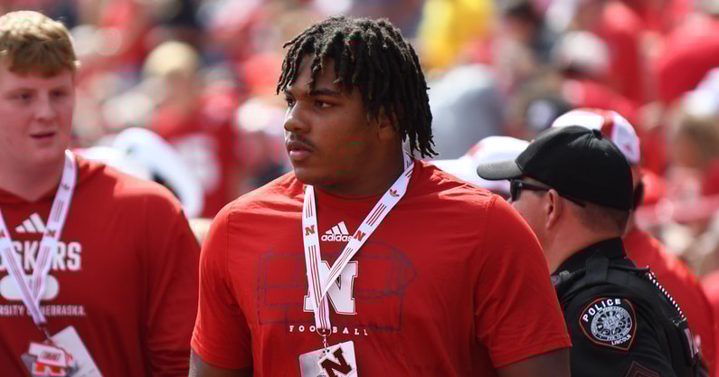 2027 OT Kennedy Brown at Nebraska