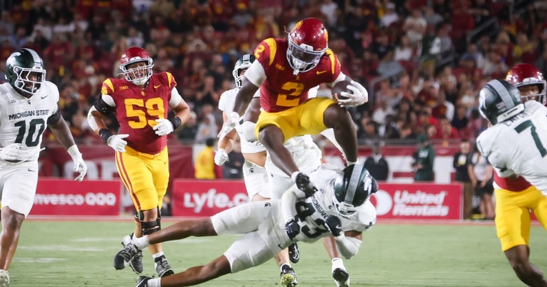 USC running back Waymond Jordan