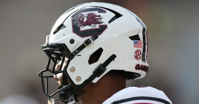 South Carolina edge rusher Dylan Stewart during the Missouri game on Sept. 21, 2025 (C.J. Driggers | GamecockCentral.com)