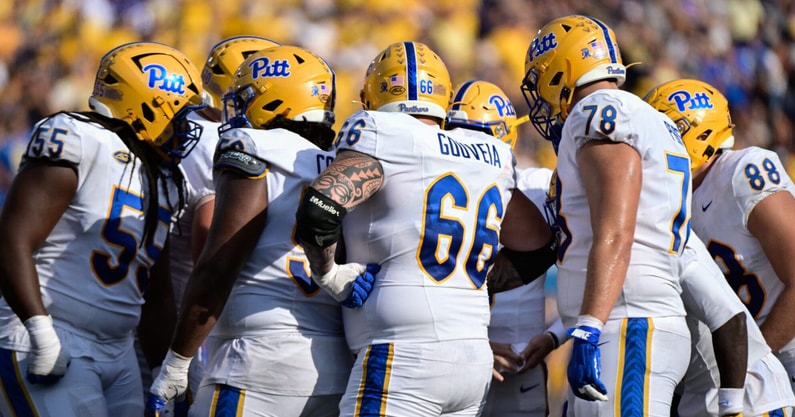 Pitt offensive line