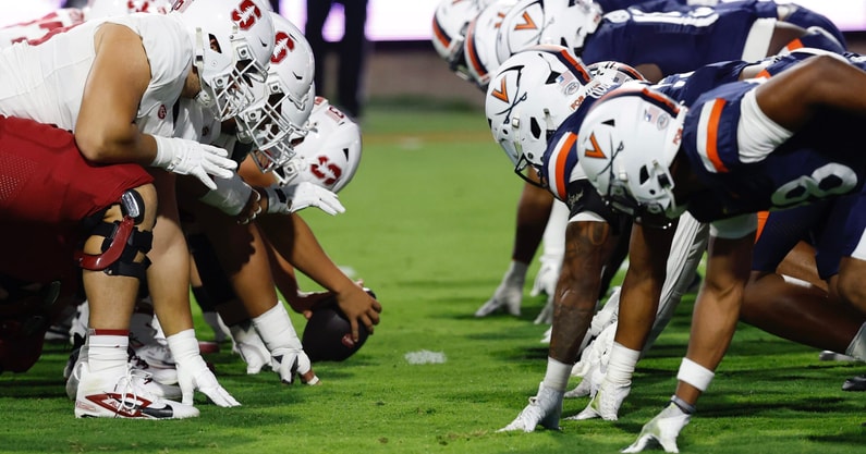 UVa football O-line